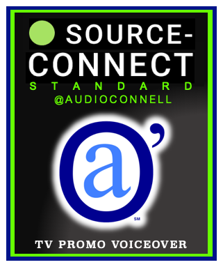 Peter K. O'Connell TV promo voiceover talent with Source-Connect Standard